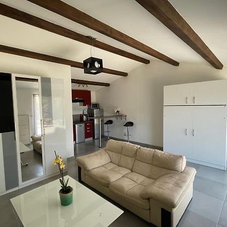 Studio Charmant Avec Terrasse Lancon Provence Bagian luar foto